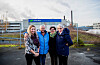 LITEN, MEN AKTIV KLUBB: Dette er dagens HK-klubb på Norske Skog: Ann Kristin Selli, Greta Langås, Gina Søraker og Janne Johansen.