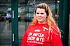 TILLITSVALGT: Josefine Skoglund  registrerer at det har blitt mindre ekstravakter og mindre bruk av tilkallingsvikarer.