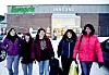 LA NED ARBEIDET: Fra venstre: Bjørg Rydland, Stine Andersen, Inger Marie Karlsen, Camelia Wærners, Unni Kjellmann