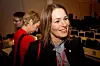 FORNØYD: HK-leder Trine Lise Sundnes anbefaler meklingsforslaget i lønnsoppgjøret mellom LO og NHO.