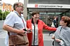 VELKOMMEN: LO-leder Gerd Kristiansen  er glad for at Norsk kabinforening velger seg LO. Her sammen med Christian Haanæs, leder i Norsk kabinforening og styremedlem Marit Hansen.