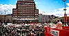 FOLKETOMT: 1. mai-foto 2020 av Youngstorget vil trolig vise en øde plass. Feiringen av dagen vil skje på digitale flater. Dette er fra 1. mai i 2016.