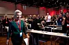 STÅENDE APPLAUS: LO-lederen møtte et begeistret HK-landsmøte.