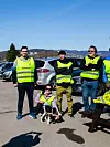 Lagerekspeditører i Toyota Logistics Services Norway AS. Fra venstre Preben Rand, Aila Linnerud, Martin Langeng, Pero Skauge Klausen og Rune Kenneth Rinseth.
