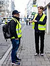 Bjørn Karlsson (t.v.) og Håkon Wraa Måge jobber til vanlig på Ikea Planning Studio i Oslo.