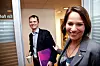 STÅR PÅ KRAVA: I dag møttes HK-leder Trine Lise Sundnes og forhandlingsdirektør Pål Skarsbak i Virke for å presentere sine krav. På mandag er det alvor.