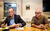 UTREDING: Samfo-direktør Torgier Kroken og HKs nestleder Bjørn Mietinen la tirsdag ettermiddag fram en utredning som viser hvordan det står til med pensjonsordningene i samvirkebedriftene.