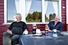 PENSJONISTGJENGEN: I Sagavika båthavn er de flere pensjonister som deler interessen for båtliv. Bjørn og Rein Kvebæk prater om livet som har vært og det som kommer.
