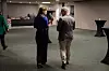 DIALOG: Arbeidsministeren og HK-leder Christopher Beckham har mye å snakke om. De er ikke alltid enige. Bildet er tatt på HK-dagen i november.