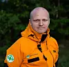 BEREDSKAPSLEDER: Erlend Aarsæther bisto med koordinering av Norsk Folkehjelps mannskap den 22. juli.