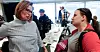DEBATT: HK-leder Trine Lise Sundnes og bransjerådsleder Charlott Pedersen hadde ulike synspunkter i diskusjonen om forbundets tariffpolitikk. Representantskapet ble til slutt enige om en enstemmig uttalelse.