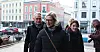 Det har vært gode diskusjoner om IA-avtalen mellom flere av partene siden sist møte, ifølge Nina Melsom i NHO (foran i bildet).