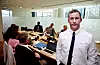 FERDIG: Forhandlingsleder Christopher Beckham er svært fornøyd med resultatet  i luftfartsoppgjøret. Nå skal medlemmene si sitt.
