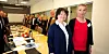 FINANS: Startskuddet har gått for oppgjøret i finanssektoren. Peggy Hessen Følsvik (t.h.) leder delegasjonen til LO Finans. De forhandler mot Finans Norge, ledet av direktør Runa Kerr.