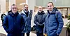 GA INNSPILL: HK-leder Christopher Beckham (f.v.), Ole Michael Bjørndal (NHO), Jarle Hammerstad (Virke) og Stian Sigurdsen (Virke) møtte statssekretæren i Barne- og familiedepartementet fredag.