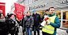MEGAFON: Marius Nilsen. HKs regionssekretær i Nord-Norge samler troppene.