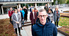 BLE ENIGE: Christopher Beckham foran forhandlingsdelegasjonen som kom til enighet med NHO sent tirsdag kveld.