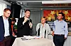 ENIGE OG UENIGE: Kjell Ingolf Ropstad (KrF), Henrik Asheim (H), Rigmor Åserud (Ap) og Geir Pollestad (Sp) viser alle til at 350-kronersgrensa nå skal utredes. –Men grensehandelspolitikk kan ikke reduseres til avgifter, sier Asheim.