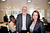 I MØTE: LOs nestleder Tor-Arne Solbakken og HK-leder Trine Lise Sundnes forhandler nå med Virke i årets lønnsoppgjør.