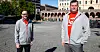 SOMMERPATRULJEN BLIR SPESIELT VIKTIG I ÅR: Ungdomsrådgiver i LO Bjarne Lagesen og LO-leder Hans-Christian Gabrielsen sier at årets sommerpatrulje blir viktigere enn på lenge.