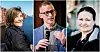 TRE PÅ TOPP: Elisabeth Sundset, Christopher Beckham og Lena Reitan kan utgjøre ledelsen i HK fra og med landsmøtet neste år.
