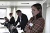 LOs forhandlingsleder Trine Lise Sundnes var lagt fra fornøyd med resultatet som ble oppnådd i forhandlingene med Finans Norge.