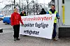 VIL HA MED FLERE: Kristine Larsen, leder i HK region Nord-Norge, vil ha flere med i havnearbeidernes aksjoner.