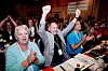 VANT FRAM: Jonny Meland fra region Midt-Norge feirer etter avstemningen om HKs organisasjonskart.