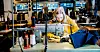 Rebecca Lockert er industrisyer og jobber ved Livid Jeans i Trondheim.
