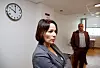 IKKE IMPONERT: HKs leder og nestleder, Trine Lise Sundnes og Bjørn Mietinen, mener Expert handler i strid med spillereglene i arbeidslivet.