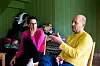 BEKYMRET: Det er Maja som er mest bekymret for framtida etter at både hun og Simon ble permittert i mars.