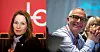 GOD KOMBO: HK og Postkom er en «match made in heaven», mener HK-leder Trine Lise Sundnes. Her har vi plassert henne sammen med Postkom-leder Odd Christian Øverland.