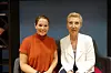 FORNØYDE: HK-leder Trine Lise Sundnes og LOs nestleder Peggy Hessen Følvik ga ikke etter for Samfos krav om å droppe lavlønnstillegg for de ansatte i Coop-butikkene.