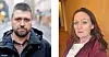 STEM NEI: John Thomas Suhr, leder i Oslo-Akershus HK og Sølvi Bjørnerås, sekretær i Trøndelag HK, er ikke fornøyd med resultatet i lønnsoppgjøret i varehandelen.