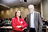 HK-leder Trine Lise Sundnes og LOs nestleder Tor-Arne Solbakken er enige om at det er viktig å tariffeste tjenestepensjonene. Det kan bety at det er LO-ledelsen som tar seg av lønnsforhandlingene til våren.