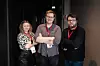 NYTT ARBEIDSUTVALG: Fv. andre nestleder Silje Mæland (30), leder Henrik Drivenes (25) og første nestleder Martin Været (23).
