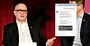 CHATTEVINDU: Nestleder i HK, Bjørn Mietinen, er fornøyd med at folk kan nå stille enkle spørsmål til HKs nye chatbot som ved eksempelet her.