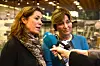 FERDIGE FØR FRISTEN: NHO-direktør Kristin Skogen Lund og LO-leder Gerd Kristiansen er glade for at mellomoppgjøret er i land.