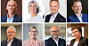 HAR TIL SALT I GRØTEN: Sigurd Aune i Sparebank 1, Benedicte Schilbred Fasmer i Sparebank 1 SR-Bank, Jan-Frode Janson i Sparebank 1 SMN, Jan Erik Kjerpeseth i Sparebanken Vest, Richard Heiberg i Sparebank 1 Østlandet, Liv Ulriksen i Sparebank 1 Nord-Norge, Per Halvorsen i Sparebank 1 Sørøst-Norge og Turid Grotmoll i Fremtind.