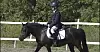 HEST ER BEST: I flere år drev Arnesen med dressurridning. Her er han 11-12 år og rir hesten Tanja som han delte med søsteren sin.