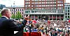 Det blir tomt på Youngstorget 1.mai i år. Arrangementene blir stort sett digitale.