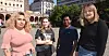 Fire medlemmer av årets sommerpatrulje i Oslo og Akershus. Fra venstre: Ayat Saeid, Ailina Gaaren, Simon Glad Frigessi og Johanne Jæger.