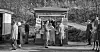 KIOSK I BERGEN: Denne kiosken tilhørte Bergens Kioskkompani og lå ved Haukeland sykehus. Bildet er tatt i 1959.