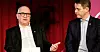 GODT SAMARBEID: Bjørn Mietinen, nestleder i HK, samarbeider godt med Virke, her ved administrerende direktør Ivar Horneland Kristensen, i spørsmålet om kompetanseheving i varehandelen. Begge etterlyser mer midler fra staten.
