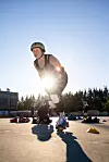 TILBAKE: Janne Nygård har gledet seg  til å trene igjen med Oslo Roller Derby.TILBAKE: Janne Nygård har gledet seg  til å trene igjen med Oslo Roller Derby.