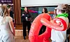 Under HK Ungs sommerkonferanse i fjor tok Marita ansvar for en del av programmet..