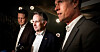 Nå er de enige: Norsk Industri-sjef Harald Solberg til venstre, riksmekler Mats Ruland i midten og Fellesforbundet-leder Christian Justnes til høyre.