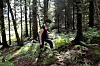 SKOG OG NATUR: Lorelou har blitt glad i turer i skog og mark etter at hun flyttet til Norge.