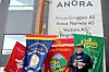 Arne Larsen avsluttet markeringen med å lese et dikt av Rudolf Nilsen