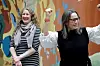 GLEDE: Arbeiderpartipolitikerne Tuva Moflag (t.v.) og Trine Lise Sundnes er jublende glade over at ansattes rett til heltid er styrket.